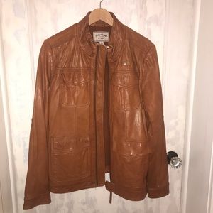 Lucky Brand Brown Leather Jacket